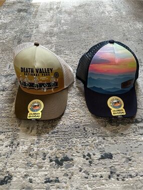 Duck Company Death Valley National Park Trucker Hat Lot of 2 NWT